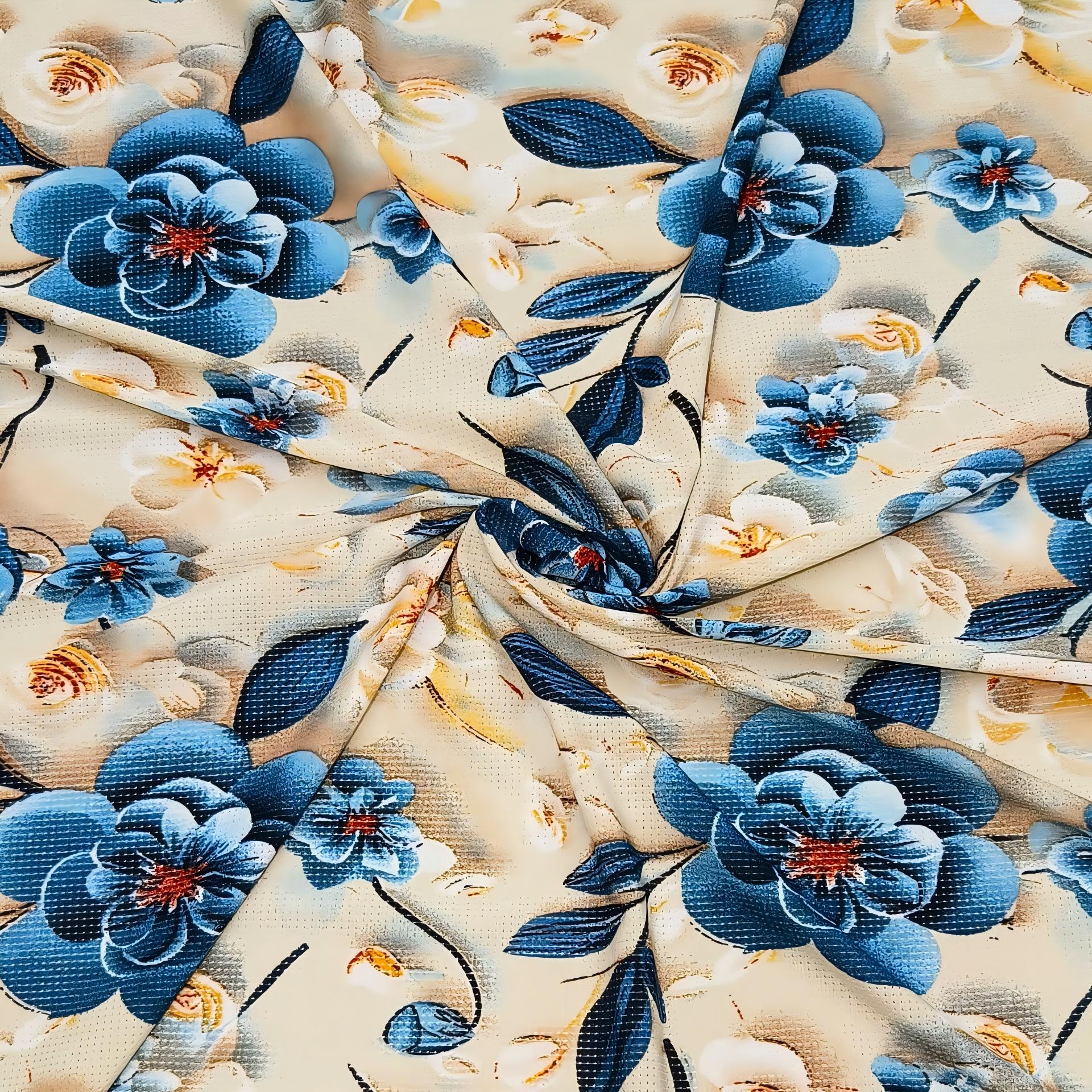 Breathable ITY Flower Stretch Fabric Breathable ITY Flower Stretch Fabric