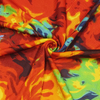 Printed Rib Flower Fabric Wholesale